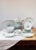 French Porcelain Dinner Service with Grisaille Scenes from Limoges Raynaud, 1960s, Set of 38 For Sale - Image 9 of 9