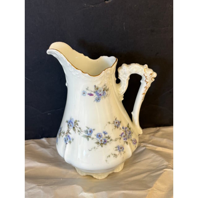 Add a touch of antique European elegance to your table or display cabinet with this beautiful Silesia porcelain creamer,...