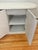 1980s Hollywood Regency Tessellated Stone and Pencil Reed Rattan Credenza For Sale - Image 10 of 14