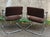 Wide fabric armchairs on cantilever base - Strafor = les FORges de STRAsbourg This piece has an attribution mark, I am...