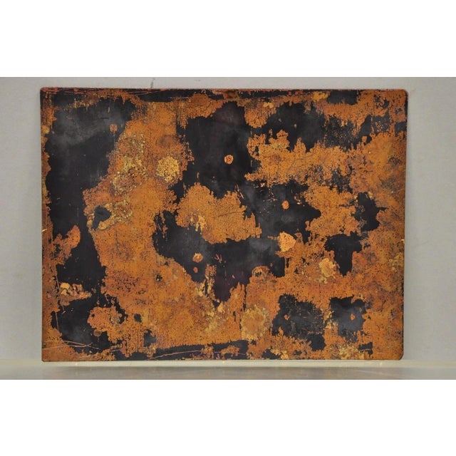 Metal Late 20th Century Dom Dominic Mingolla Enamel on Copper Small Painting Notre Dame? Cathedral For Sale - Image 7 of 8