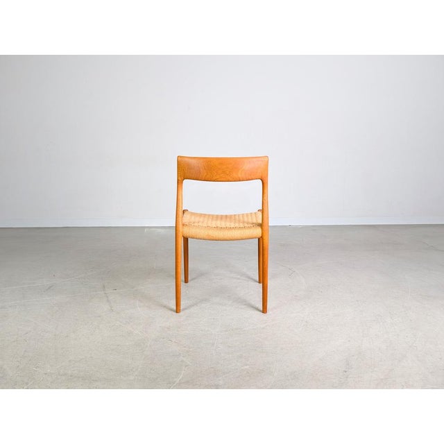 Mid-Century Modern Model 77 Chair in Teak by Niels O. Møller for J.L. Møllers Møbelfabrik For Sale - Image 3 of 10