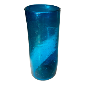 Blown Murano Art Glass Flower Vase 1960s Mid-Century Modern Italian