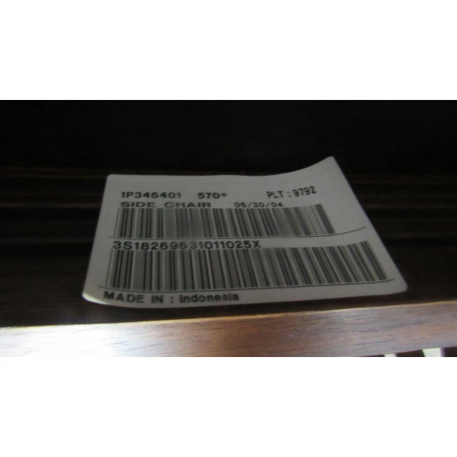 Brown 1980s Ethan Allen Set Dining Room Chippendale Chairs Eight Mahogany For Sale - Image 8 of 9