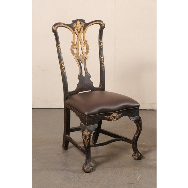 18th Century Danish Rococo Side Chairs - a Pair For Sale - Image 10 of 10