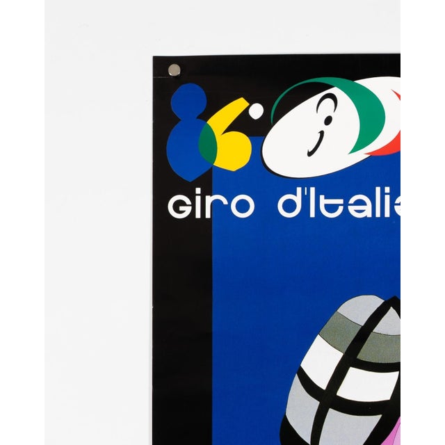 86th Giro d'Italia Cycling Poster by Ugo Nespolo, 2002 For Sale - Image 6 of 9