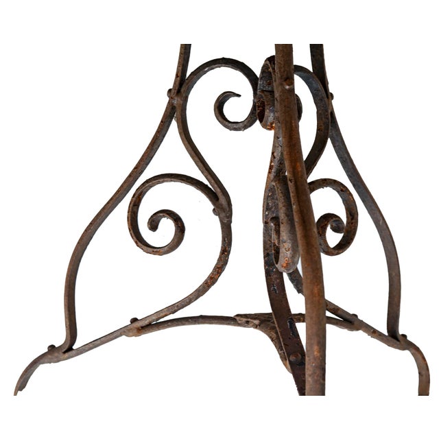 Antique French Outdoor Cafe Table For Sale - Image 9 of 9