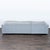 2010s West Elm Urban Modern Gray Sectional Sofa With Left-Facing Chaise For Sale - Image 5 of 7