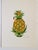 These are 4 pineapple botanicals with a modern flavor to them. they are newly painted on 100% conservation cotton 300...