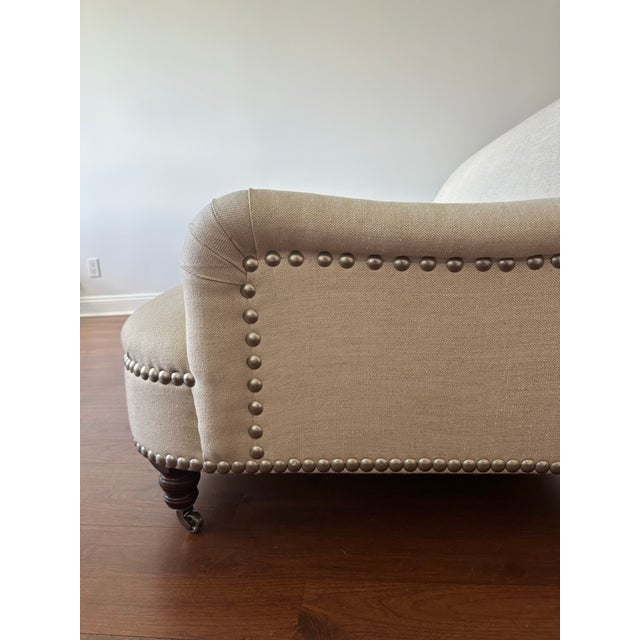 2010s George Smith Jules 7ft Sofa For Sale - Image 5 of 12