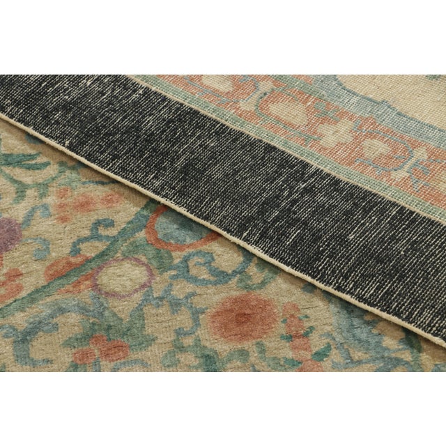 Textile Title: Antique Chinese ‘Tree of Life’ Rug, Rare and Regal Floral Design - Rug & Kilim For Sale - Image 7 of 7