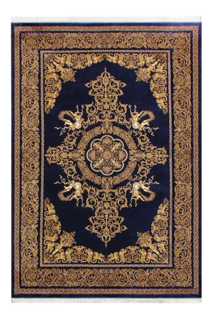 Late 20th Century Early 20th Century Renaissance Art Angels Inspired Silk on Silk Rug 5'1 X 6'5