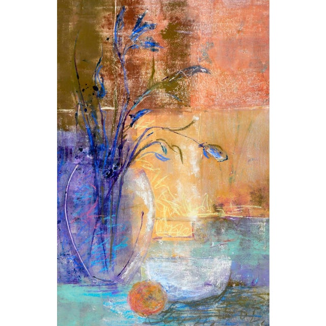 Abstract "Moving Still Life " Abstracted Still-Life Monotype by Anita Benarde For Sale - Image 3 of 7