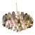 Early 21st Century Chandelier with Pink and Fume Poliedri Murano Glass by Simoeng For Sale - Image 5 of 5