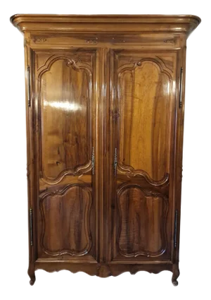 Antique French Baroque Cabinet in Walnut, 1750