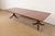 Baker Furniture Style Georgian English Yew Wood and Mahogany Double Pedestal Extension Dining Table, Newly Refinished For Sale - Image 12 of 12