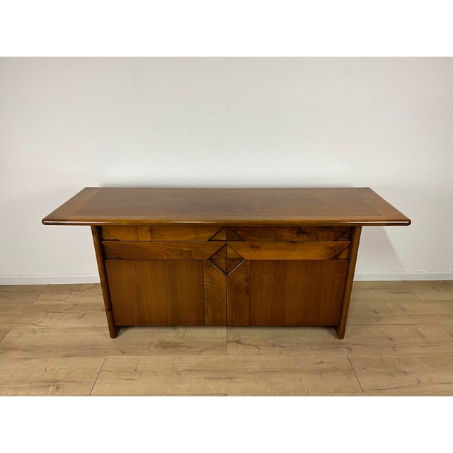 Wooden Sideboard by Titina Ammannati and Gianpiero Vitelli for Catalano, 1970s For Sale - Image 3 of 9