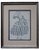 Art Deco Pair of Leon Bakst 1921 Harlequin Costume Color Lithographs, Silk Matted For Sale - Image 3 of 18