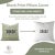 Not Yet Made - Made To Order Fabdivine Handmade Block Printed Cushion Cover 14x20 Inch Viscose Linen- Jharoka For Sale - Image 5 of 5