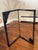 1980s Postmodern Geometric Side Table – 10mm Laser-Etched Glass (Sonneman Style) For Sale - Image 11 of 12