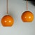 1960s Yellow Topan VP6 Pendants attributed to Verner Panton for Louis Poulsen, Denmark, 1960s, Set of 2 For Sale - Image 5 of 8