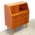 1950s Danish Teak Secretary Desk With Hidden Vanity & Mirror For Sale - Image 4 of 11