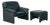 Set of Atlanta Leather Chair and Ottoman from Laauser For Sale