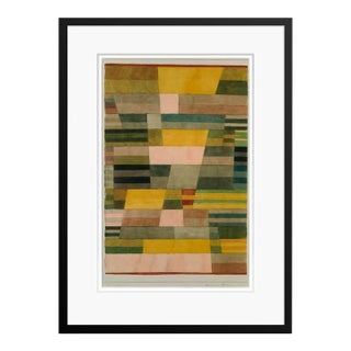Paul Klee 'Monument' Archival Pigment Print Framed in Black Reproduction For Sale