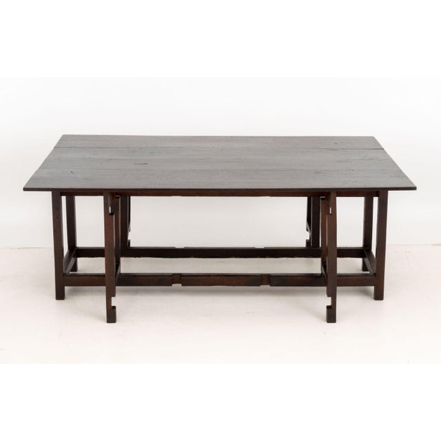 Georgian Mahogany Gate-Leg Dining Table For Sale - Image 4 of 11