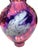 David Lindsay Art Glass Vase Hearts Pink Purple California Decor Nourot Student For Sale - Image 9 of 13