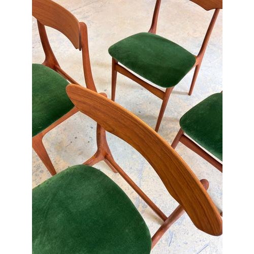 Chairs in Teak by Schiønning & Elgaard for Randers Møbelfabrik, Set of 4 For Sale - Image 9 of 11