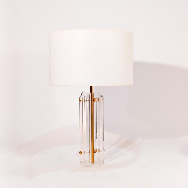 Large Table Lamp attributed to Charles Hollis Jones, USA, 1970s For Sale - Image 16 of 16