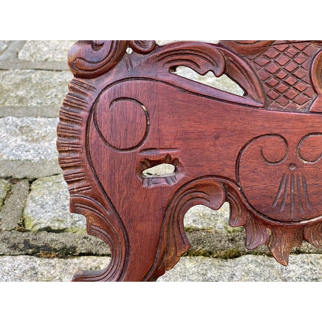 Antique Mahogany Table Top Victorian Easel For Sale - Image 10 of 10