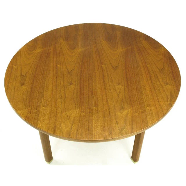 Dunbar Furniture Uncommon Edward Wormley Five-Leg Walnut Coffee Table for Dunbar For Sale - Image 4 of 8