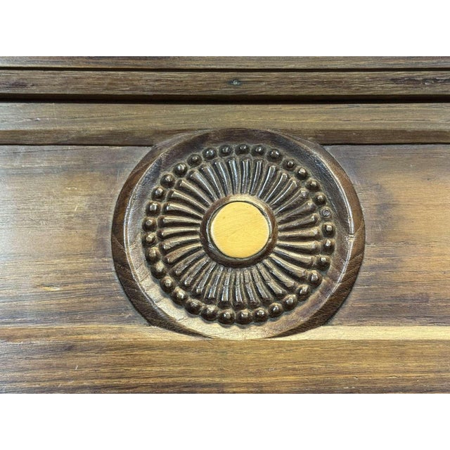 Antique Breton Wardrobe in Oak and Chestnut, 1800s For Sale - Image 17 of 18