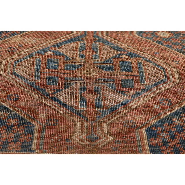 Late 19th Century Late 19th Century Persian Shiraz Rug, 03'03 X 04'05 For Sale - Image 5 of 10