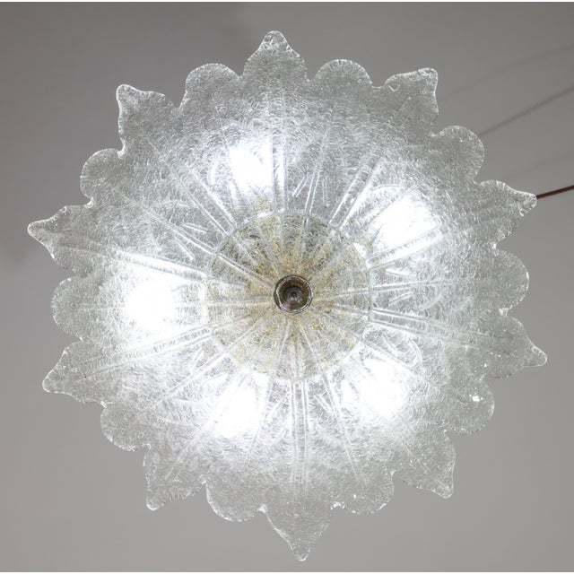 Amsterdam Palmetta, Italian Murano Glass Ceiling Light or Flush Mount, 1970s For Sale - Image 6 of 16