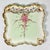 Late 1900s Antique French Victorian Hollywood Regency Limoges Pink Wisteria Dessert Plates and Platter - Set of 7 For Sale - Image 11 of 12