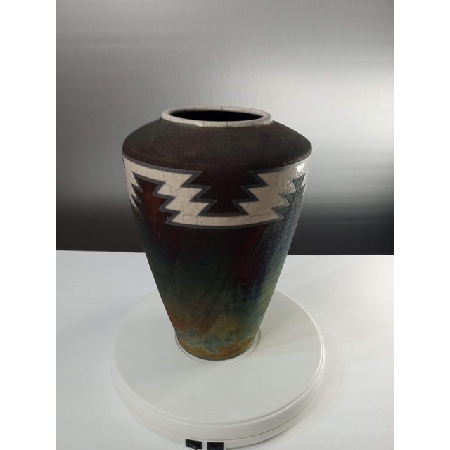 Late 20th Century Native American Southwestern Studio Raku Pottery