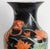 Vintage Mid-Century Chinese Famille Noire Baluster Vase Hand Painted Lotus and Koi Fish 14 Inch For Sale - Image 11 of 13