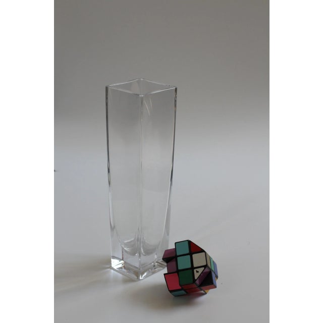 Mid-Century Modern Mid-Century French Crystal Vase from Bayel For Sale - Image 3 of 15
