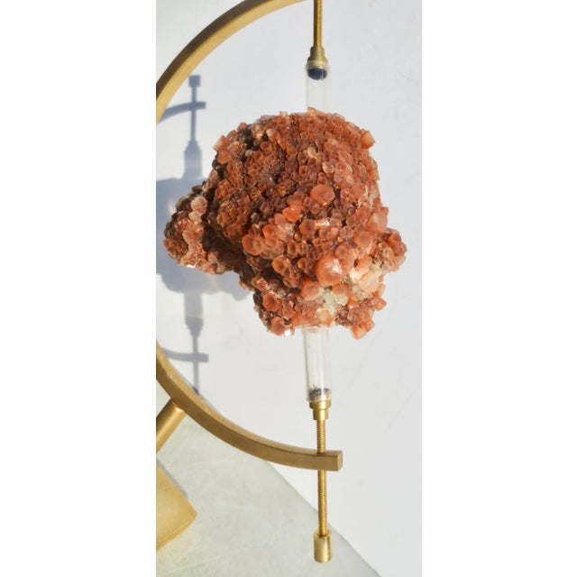 Aragonite Star Cluster Display Mounting For Sale In New York - Image 6 of 7