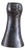 French Black Ceramic Figural Vase by Dalo, 21st Century For Sale
