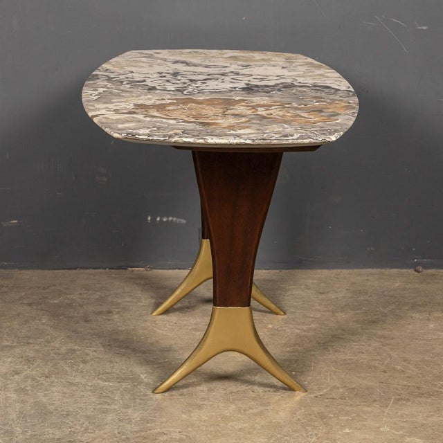 1950s 20th Century Italian Marble Coffee Table, 1950s For Sale - Image 5 of 17