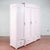 Vintage Pink-Stained 4-Door Wardrobe For Sale - Image 13 of 18