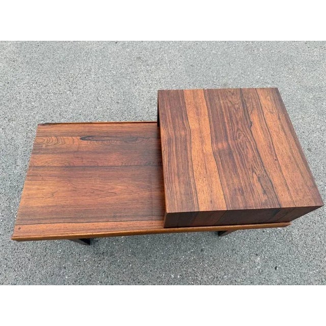 Brown Danish Bench by Peter Løvig Nielsen, 1960s For Sale - Image 8 of 11