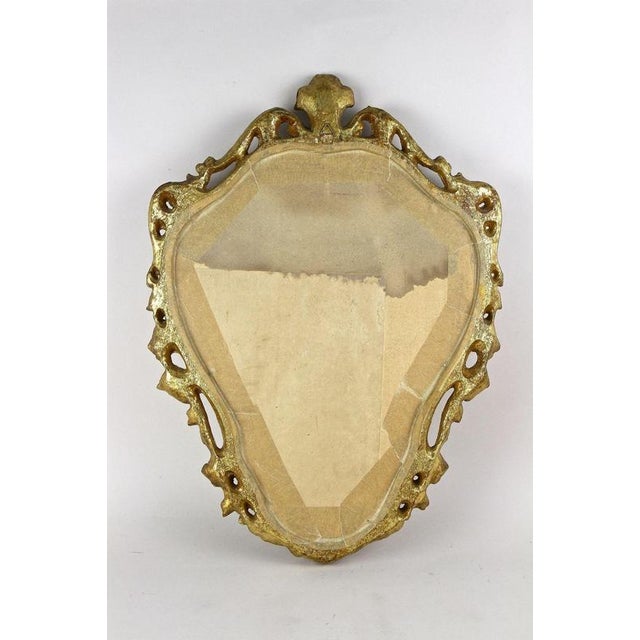 Baroque Handcarved Gilt Wall Mirror, Italy, 1790s For Sale - Image 17 of 18
