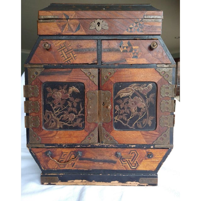 Antique Late 19th Century Chinese Jewelry Box For Sale - Image 12 of 12