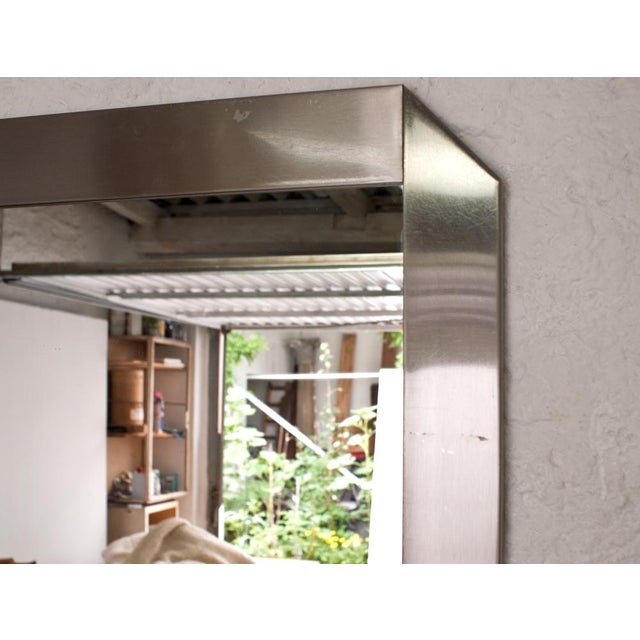 Mid-Century Modern Wall Mirror attributed to Valenti Luce, 1970s For Sale - Image 3 of 4