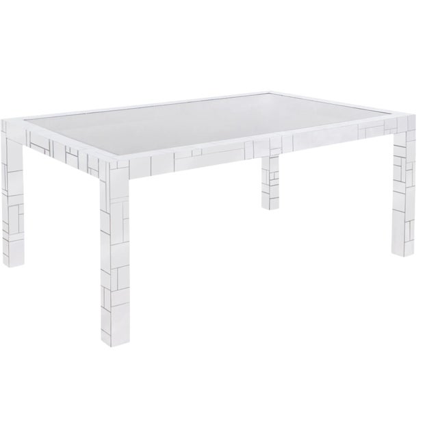 Vintage “Cityscape” Chrome Dining Table by Paul Evans for Directional, 1970s For Sale